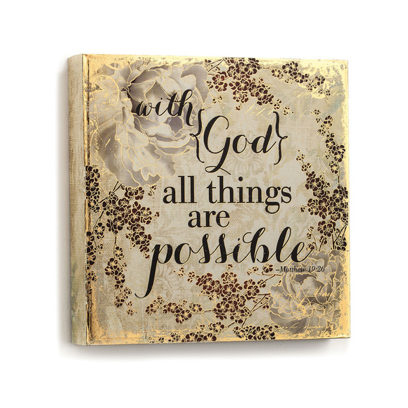 Give Faith Collection All Things are Possible Wall - Picture 1 of 2